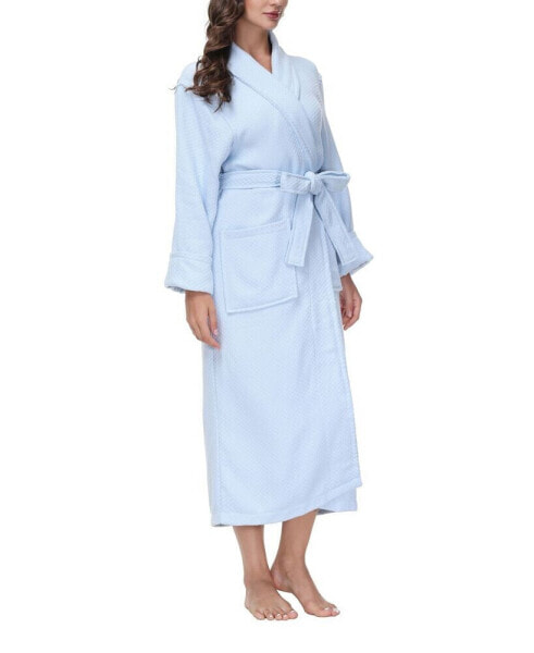 Women's Diamond Waffle Look Robe