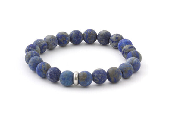 Bead bracelet made of lapis lazuli MINK42 / 17