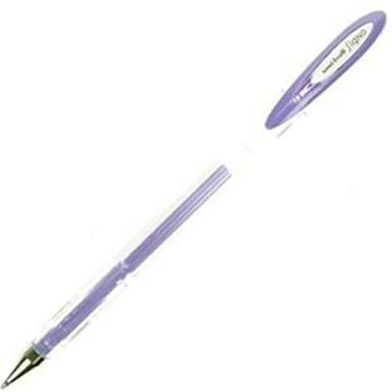 Ручка с жидкими чернилами Uni-Ball Rollerball Signo Angelic Colour UM-120AC Фиолетовый 0,45 mm (12 Предметы)