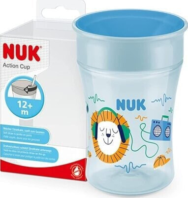 NUK NUK Trinklernbecher Magic Cup 360°-Trinkrand 230ml blau