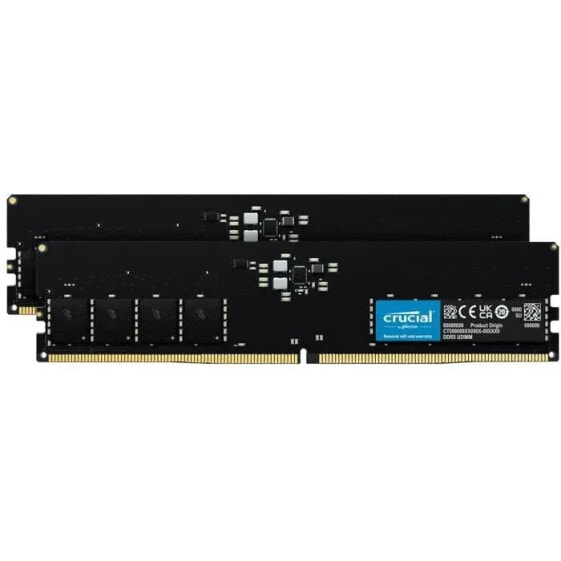 RAM-Speicher - CRUCIAL - DDR5-4800 UDIMM-Kit - 64 GB: 2x32 GB (CT2K32G48C40U5)