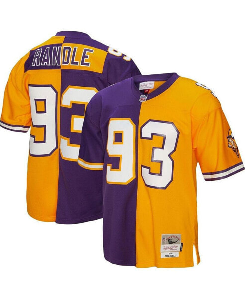 Men's John Randle Purple and Gold Minnesota Vikings 1998 Split Legacy Replica Jersey