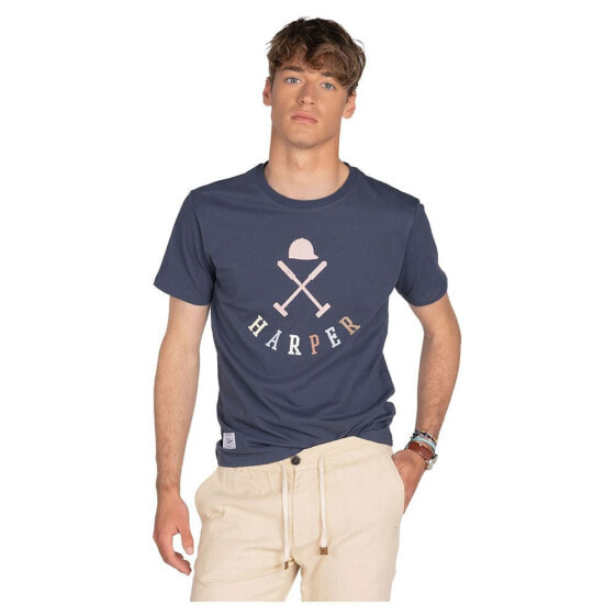 Футболка мужская хлопковая HARPER & NEYER рубашка с коротким рукавом