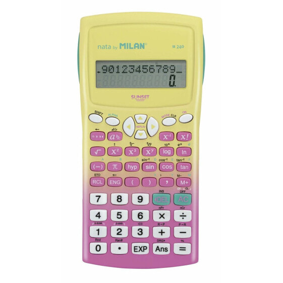 Научный калькулятор MILAN M240 Жёлтый Розовый 16,7 x 8,4 x 1,9 см