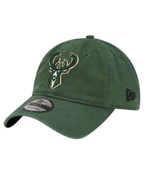 Men's Hunter Green Milwaukee Bucks Team 2.0 9TWENTY Adjustable Hat