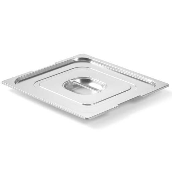 The lid for the GN container Profi Line with a cutout for the handles GN2 / 3 354x325mm, stainless steel - Hendi 804216