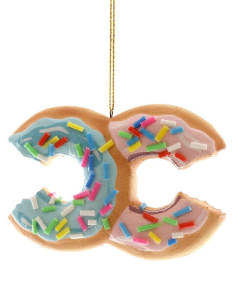 Cody Foster & Co. High Fashion Donuts Ornament Multi