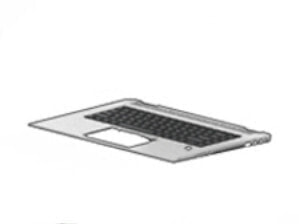 HP L34213-B71 - Housing base + keyboard - Finnish - Swedish - Keyboard backlit - HP - EliteBook 1050 G1