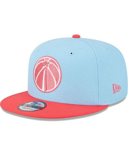 Men's Powder Blue, Red Washington Wizards 2-Tone Color Pack 9FIFTY Snapback Hat