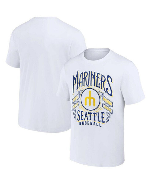 Men's Darius Rucker Collection by White Seattle Mariners Distressed Rock T-shirt