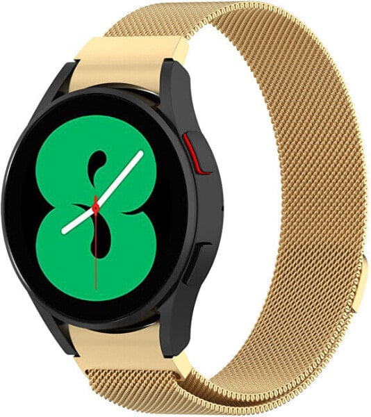 Milánský tah s magnetickým zapínáním pro Samsung Galaxy Watch 6/5/4 - Gold