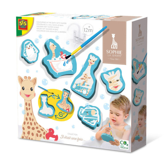 Игрушки для ванной SES Creative Sophie La Girafe Акварель
