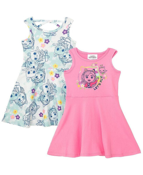 Girls Pandy Paws Kitty Fairy 2 Pack Dresses to