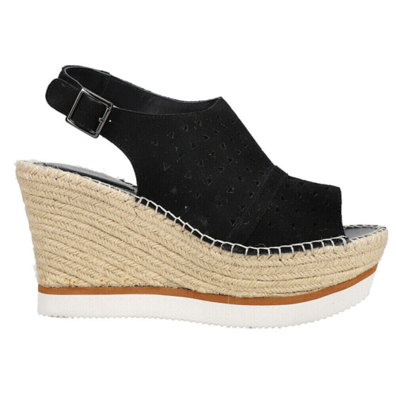 VANELi Cadet Wedge Womens Black Casual Sandals 307872