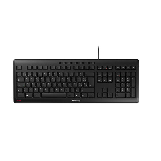 Cherry STREAM - Full-size (100%) - USB - Mechanical - QWERTY - Black