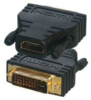 MCL Samar MCL Adapter DVI-D to HDMI - DVI-D - HDMI - Black