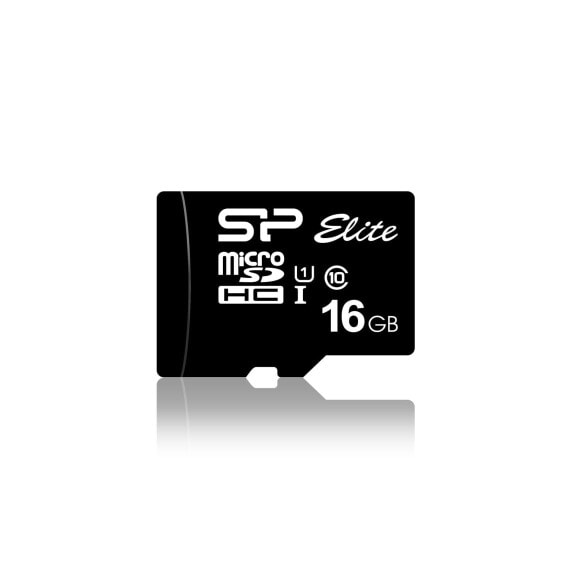Silicon Power Elite - 16 GB - MicroSDHC - Class 10 - UHS-I - 85 MB/s - Class 1 (U1)