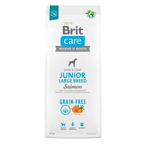 BRIT Young Dog 3 Months-2 Years Large Breeds Over 25kg Care Dog Grain-Free Junior Large Salmon 12kg Dog Food