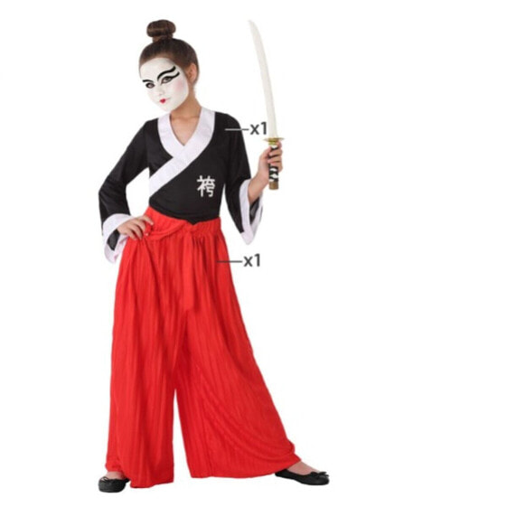 Карнавальный костюм для малышей Shico Японка красная