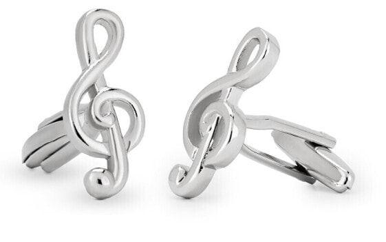 Фиолетовые запонки Treble clef Troli ST03653