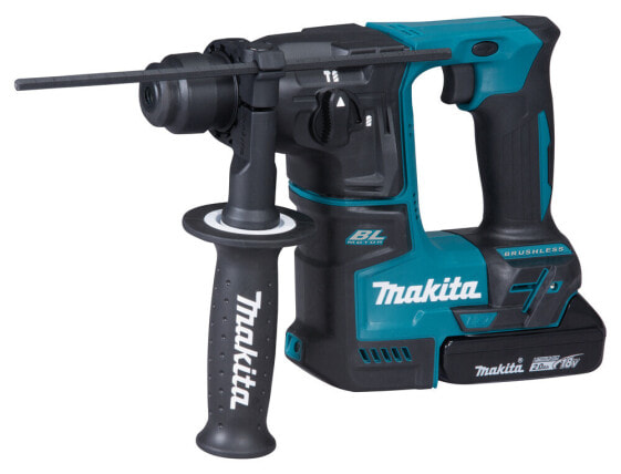 Trapano a percussione a batteria Makita 18V DHR171RAX3 SDS+ con 2 batterie da 2,0 Ah + caricabatterie in valigetta