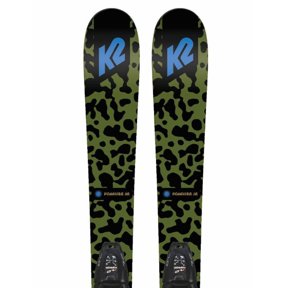 K2 Poacher JR+FDT 4.5 S Plate Youth Alpine Skis