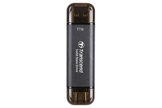 Transcend ESD310C - 512 GB - USB Type-A to USB Type-C - USB 3.2 Gen 2x2 - 1050 MB/s - Black