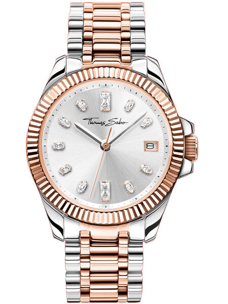 Наручные часы Diesel мужские Chronograph Iridescent Crystal Mega Chief Black Ion-Plated Stainless Steel Bracelet Watch 59x51mm DZ4318.