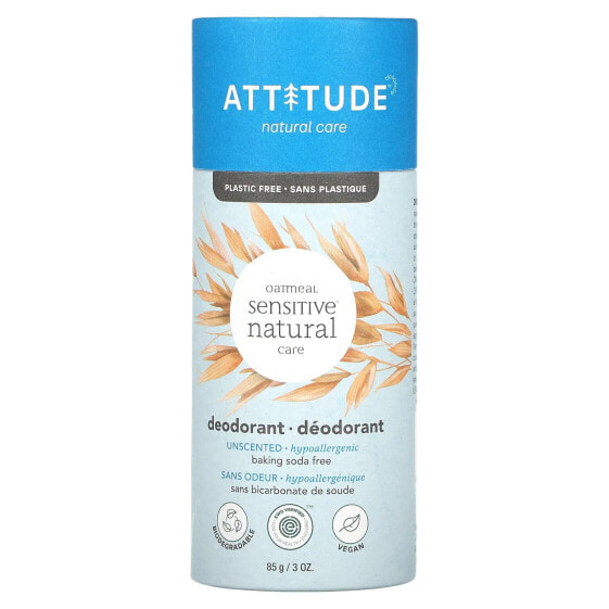 Oatmeal Sensitive Natural Care, Deodorant, Unscented, 3 oz (85 g)