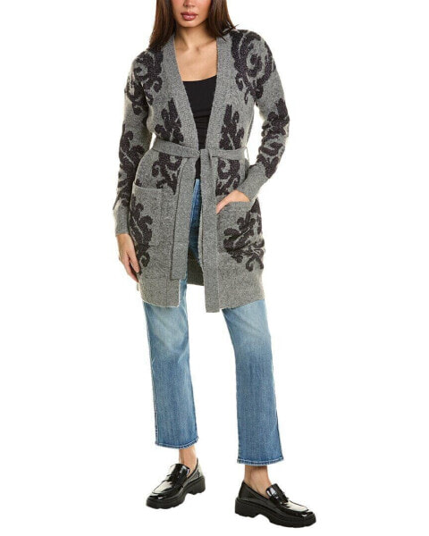 Lovestitch Lurex Intarsia Cardigan Women's