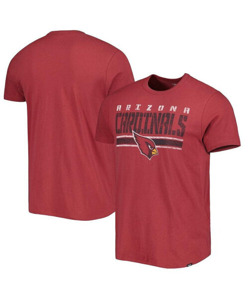 Men's Cardinal Arizona Cardinals Team Stripe T-shirt