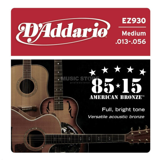 D'Addario A-Guit.Strings EZ930 13-56 85/15 Bronze