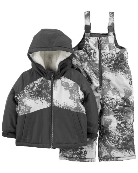 Toddler 2-Piece Printed Snowsuit 4T