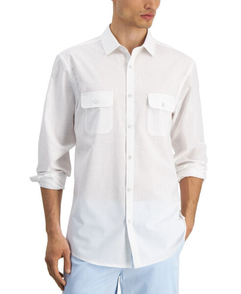 Men's Regular-Fit Solid Shirt, Created for Macy's