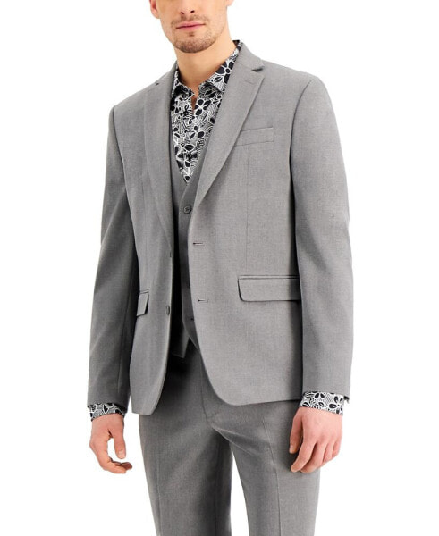Пиджак-костюм мужской I.N.C. International Concepts Slim-Fit серый mass. Создан для Macy's.