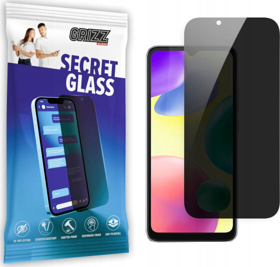 GrizzGlass Szkło prywatyzujące GrizzGlass SecretGlass Xiaomi Redmi 10A