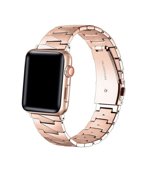 Unisex Scarlett Stainless Steel Band for Apple Watch Size- 38mm, 40mm, 41mm