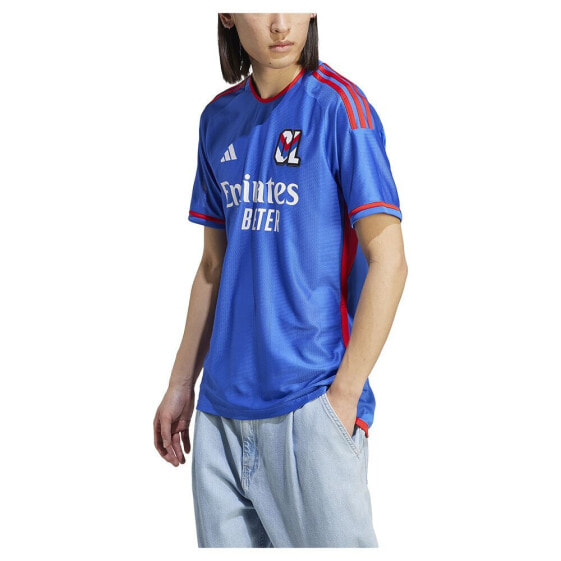 ADIDAS Olympique Lyon 23/24 Short Sleeve T-Shirt Away