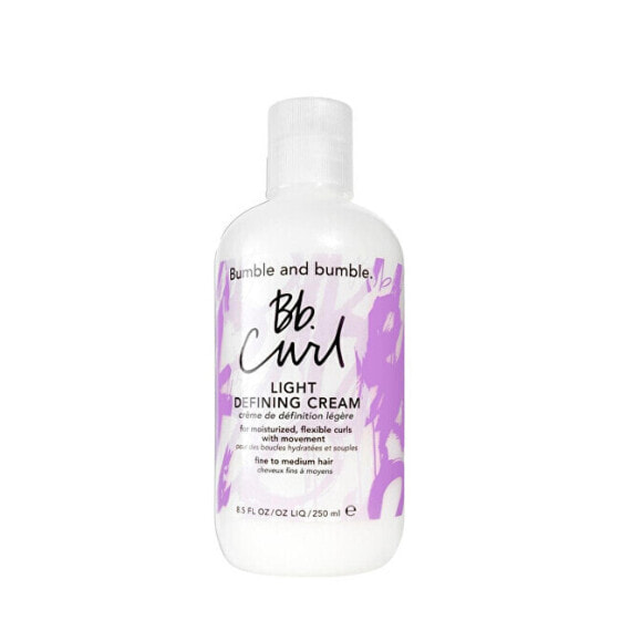 Definition cream for curly and wavy hair Bb. Curl (Light Defining Cream) 250 ml