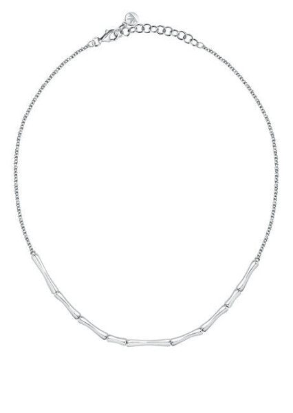 Elegant necklace made of recycled silver Essenza SAWA08