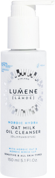 Lumene Oat Milk Oil Cleanser Очищающее масло с овсяным молочком для чувствительной кожи