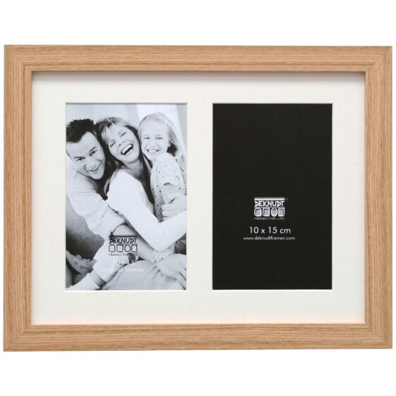 DEKNUDT S66Kb2 Gallery 2x13x18 cm Wood Natural Photo photo frame