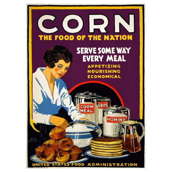 Wandbild Corn, The Food of The Nation