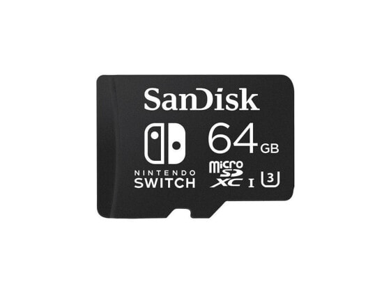 SanDisk 64GB Micro SD UHS-I Licensed for Nintendo Switch, Speed Up to 100MB/s (S