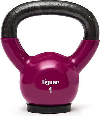 Kettlebell Tiguar TI-KB0004 gumowany 4 kg