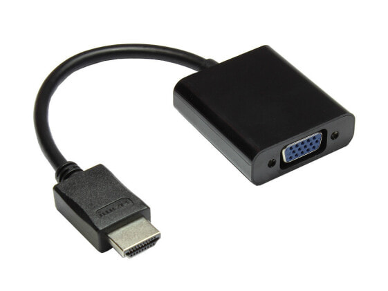 Good Connections HDMI-AD21 - 0.3 m - HDMI Type A (Standard) - VGA (D-Sub) + 3.5mm - Male - Female - 1920 x 1080 pixels