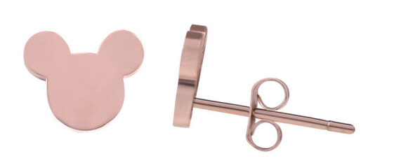Design rose gold Mickey Mouse earrings