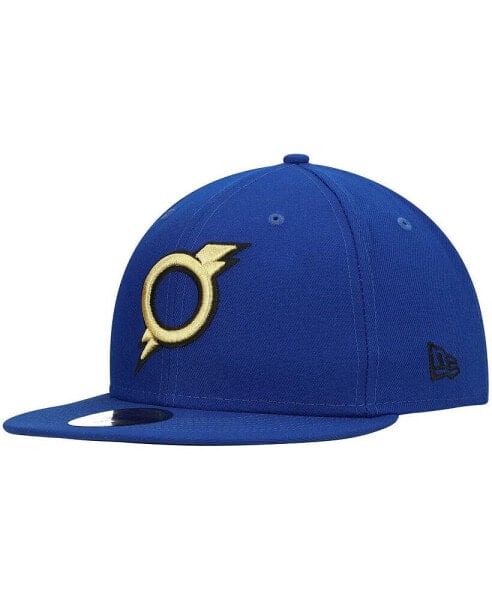 Men's Blue Omaha Storm Chasers Authentic Collection Team Alternate 59FIFTY Fitted Hat