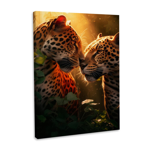 Leinwandbild Jaguar Romance