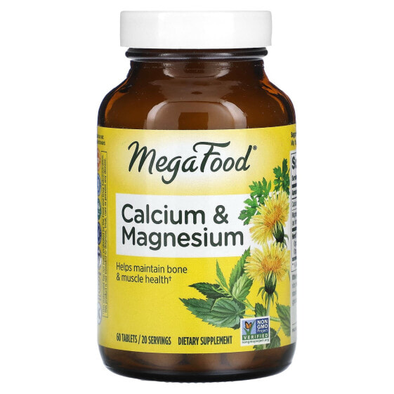 Calcium & Magnesium, 60 Tablets